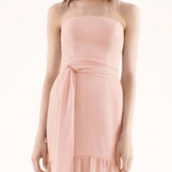 Vera Wang White Collection Full length Dress Blush - Picture 1 of 8